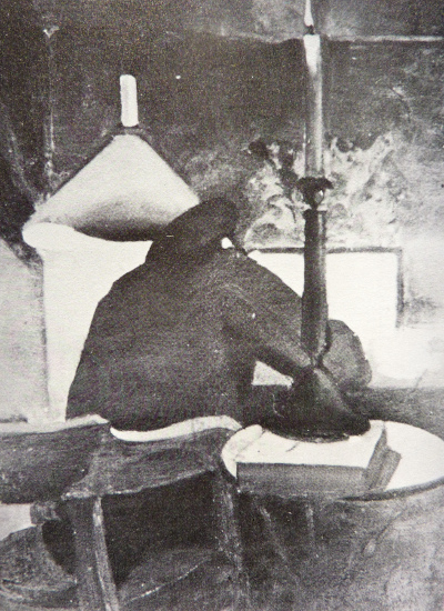 Photo du portrait que Charles Lacoste fit de son ami Francis Jammes en décembre 1888. / Association Francis Jammes Orthez