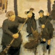 Balayeuses de la gare de Bordeaux / 1889