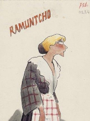 Sylvie dans Ramuntcho/ dessin de Y. Marevéry / Consulter le document sur Gallica