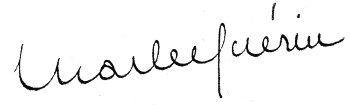 Signature de Charles Guérin Signature de Charles Guérin