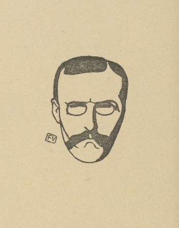 Portrait d'Albert Samain par Félix Valloton / Consulter le document sur Gallica
