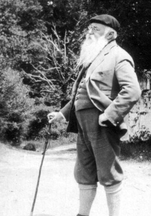 Francis Jammes en promenade à Hasparren / Association Francis Jammes, Orthez