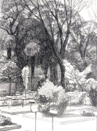 Jean Aufort : le Jardin public. J’ai revu tes étiquettes botaniques… Jean Aufort : le Jardin public. J’ai revu tes étiquettes botaniques…