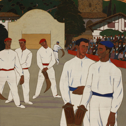 Ramiro Arrue : Partie de Chistera, vers 1925Coll. Maria de Isasi Ramiro Arrue : Partie de Chistera, vers 1925Coll. Maria de Isasi