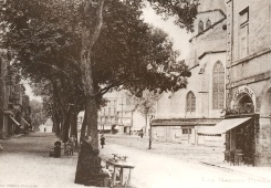 Orthez : Café des Halles et Boulevard des Pommes / Fonds Association F. Jammes, Orthez Orthez : Café des Halles et Boulevard des Pommes / Fonds Association F. Jammes, Orthez