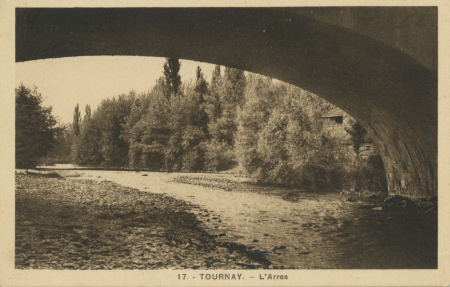 Tournay : L'Arros, carte postale (Ass. F. Jammes - Orthez) Tournay : L'Arros, carte postale (Ass. F. Jammes - Orthez)