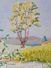Aquarelle par Charles Lacoste
