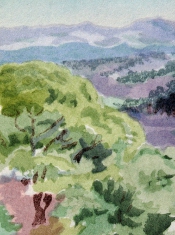 Aquarelle par Charles Lacoste