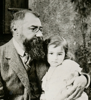 Francis Jammes et sa fille Bernadette / Association Francis Jammes Orthez