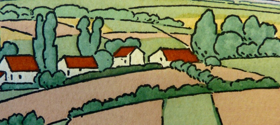 Aquarelle de Georges Delaw 