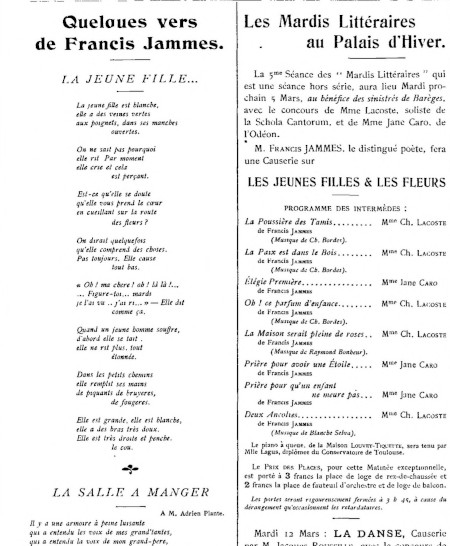 Pau-Gazette du 3 mars 1907 / Consulter le document sur Pireneas Pau-Gazette du 3 mars 1907 / Consulter le document sur Pireneas
